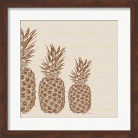 Pineapples - Left Three Fine Art Print