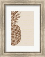 Left Side Pineapple Fine Art Print