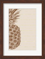 Left Side Pineapple Fine Art Print