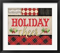 Holiday Cheer Plaid Fine Art Print