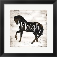Farmhouse Horse Framed Print