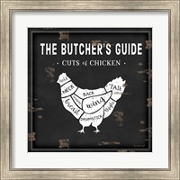 Butcher's Guide Chicken Fine Art Print