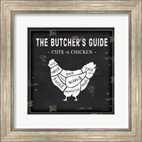 Butcher's Guide Chicken Fine Art Print