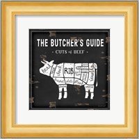 Butcher's Guide Cow Fine Art Print