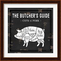 Butcher's Guide Pig Fine Art Print