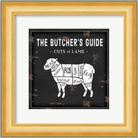 Butcher's Guide Lamb Fine Art Print