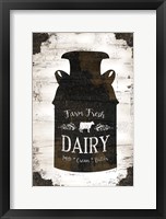Farmhouse Milk Can Framed Print
