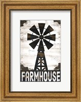 Farmhouse Windmill Fine Art Print