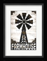 Farmhouse Windmill Fine Art Print