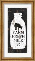 Farmhouse Milk Bottle Fine Art Print