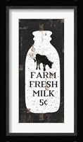 Farmhouse Milk Bottle Fine Art Print