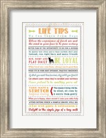 Life Tips - Dog Fine Art Print