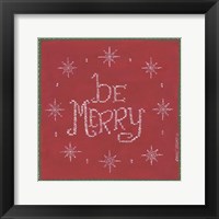 Be Merry Framed Print