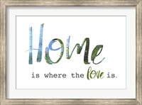 Home is Where the Love Is Fine Art Print