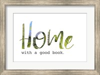 Home with a Good Book Fine Art Print