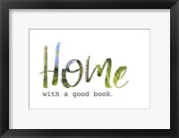 Home with a Good Book Fine Art Print