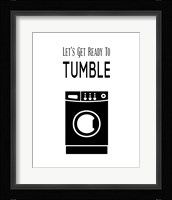Let's Get Ready To Tumble - White Fine Art Print
