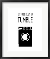 Let's Get Ready To Tumble - White Framed Print