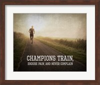 Champions Train Man Color Fine Art Print