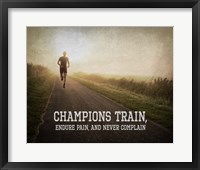 Champions Train Man Color Fine Art Print