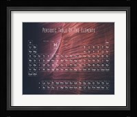 Periodic Table Canyon Wall Fine Art Print