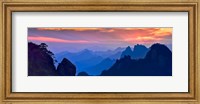 Sanqing Mountain Sunset Fine Art Print