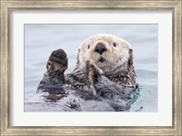 Yesterday I Caught A Fish This Big! - Otter, Alaska Fine Art Print