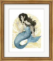 Deco Mermaid III Fine Art Print