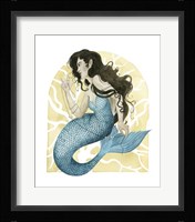 Deco Mermaid III Framed Print