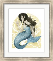 Deco Mermaid III Fine Art Print