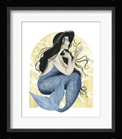 Deco Mermaid IV Framed Print