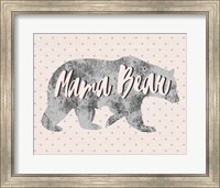 Mama Bear Silhouette Fine Art Print