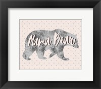 Mama Bear Silhouette Fine Art Print