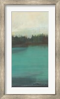 Teal Lake View I Fine Art Print