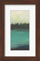 Teal Lake View II Fine Art Print