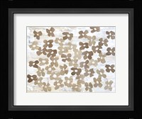 Stenciled Posies I Framed Print