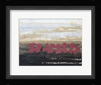 Stenciled Posies IV Framed Print