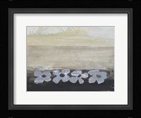 Stenciled Posies V Framed Print