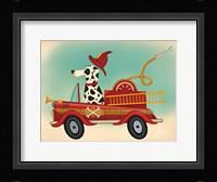K9 Fire Department Fine Art Print