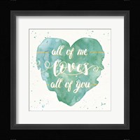 Happy Hearts I Framed Print