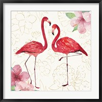 Tropical Fun Bird IV with Gold Fine Art Print