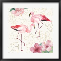 Tropical Fun Bird V with Gold Fine Art Print