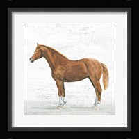 Natural Charm II Sq on Wood Framed Print