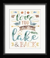 Lake Love II Framed Print