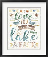 Lake Love II Framed Print