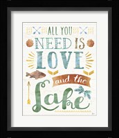Lake Love I Framed Print