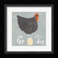 Fresh Eggs I Framed Print