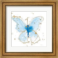 Gilded Butterflies V Fine Art Print