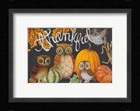 Harvest Owl III Framed Print