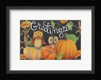 Harvest Owl I Framed Print